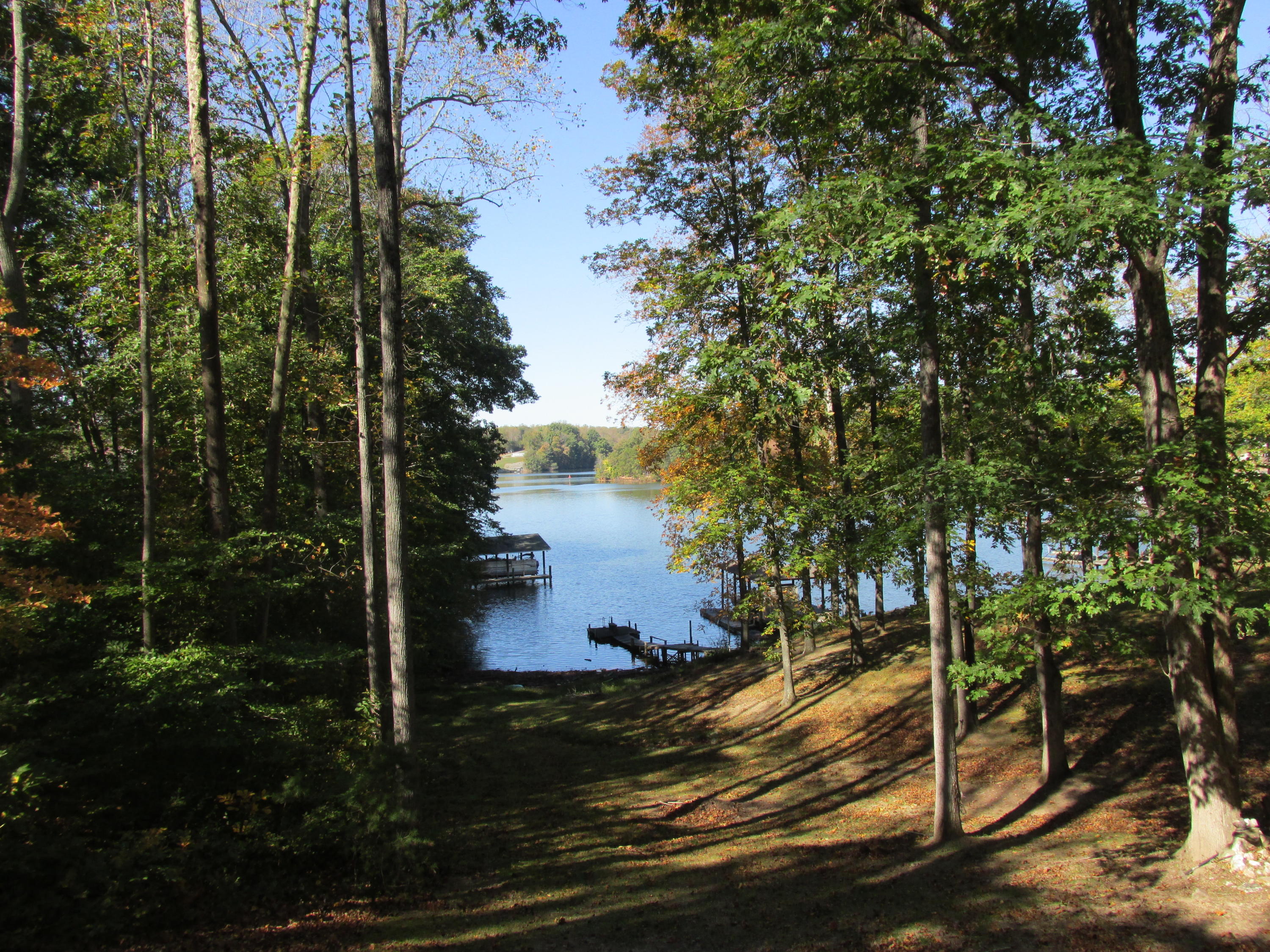 4 Oak Ridge Road Union Hall, VA 24176 - Photo 3 of 20 a view of a lake from a yard