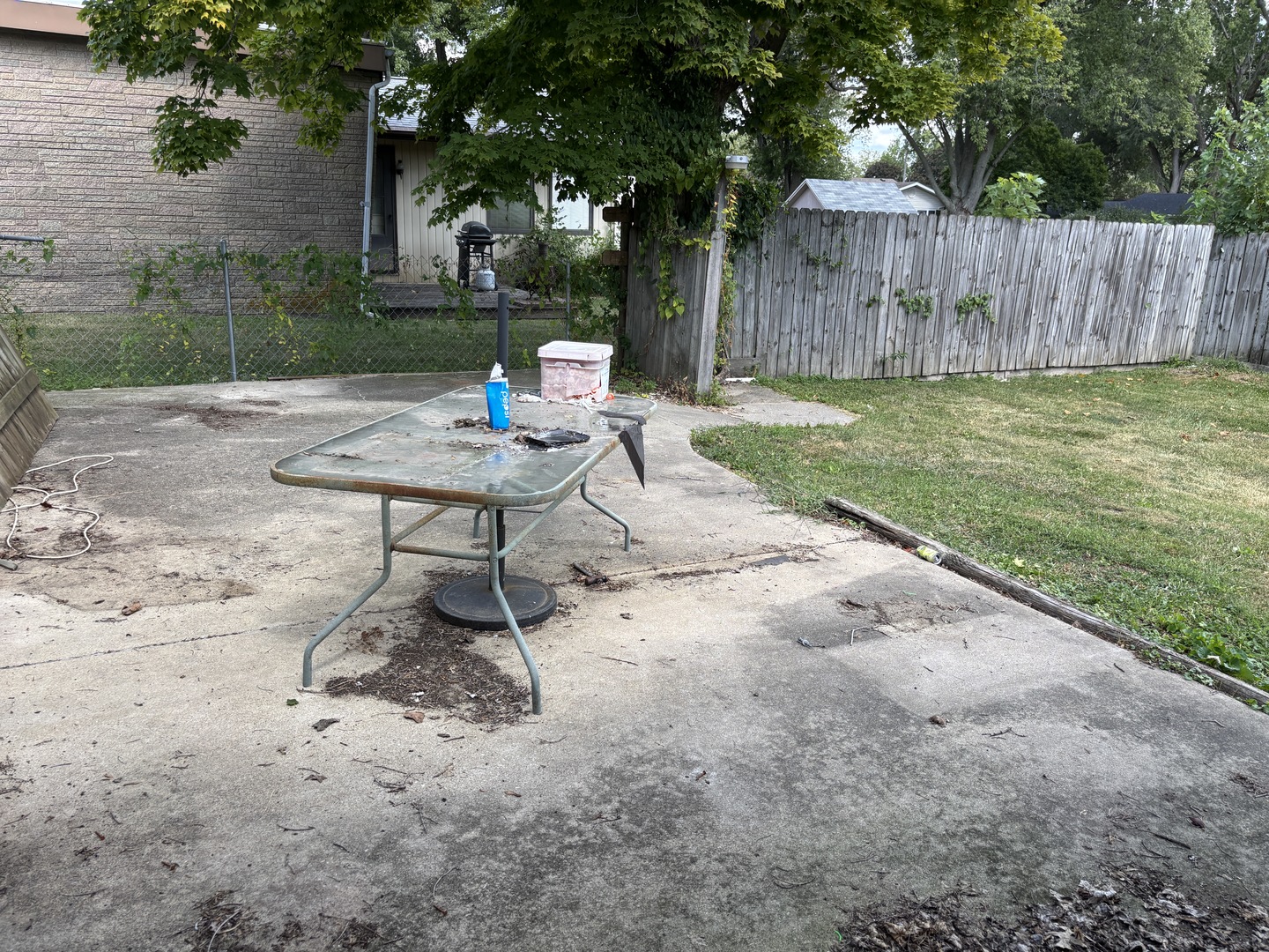 403 South Fall Street Paxton, IL 60957 - Photo 4 of 13 a view of a yard with a table and a chairs