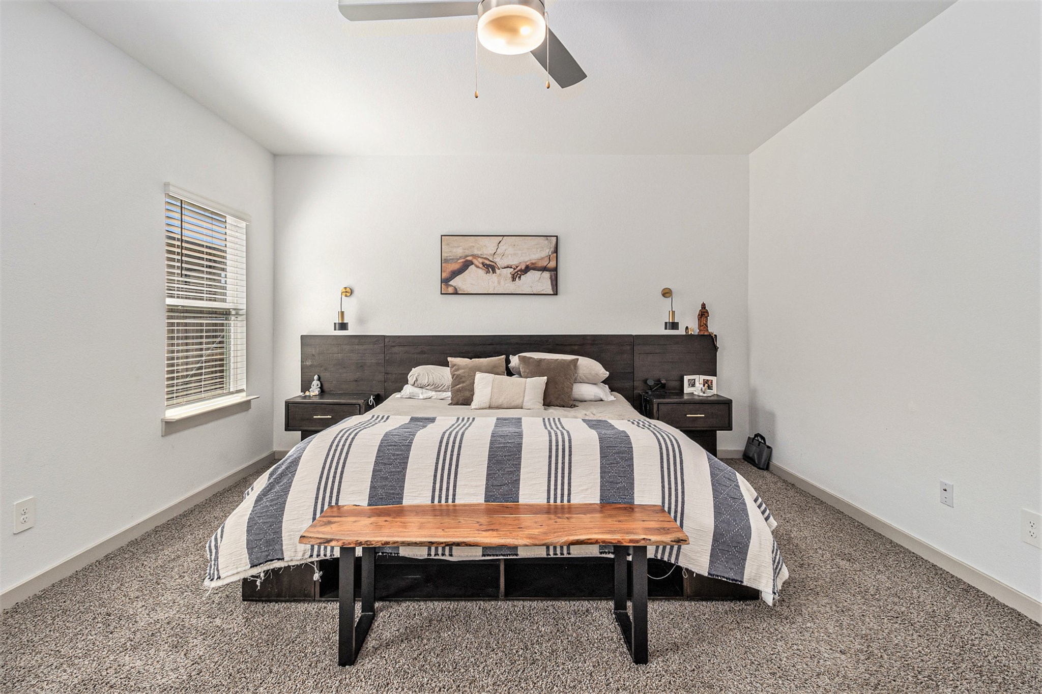 12823 Tokenhouse Lane Houston, TX 77047 - Photo 17 of 37 a bedroom with a bed and a window