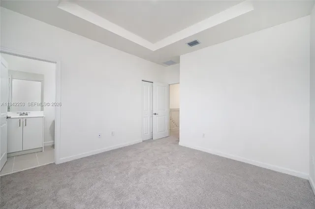 a view of small space with racks on the wall