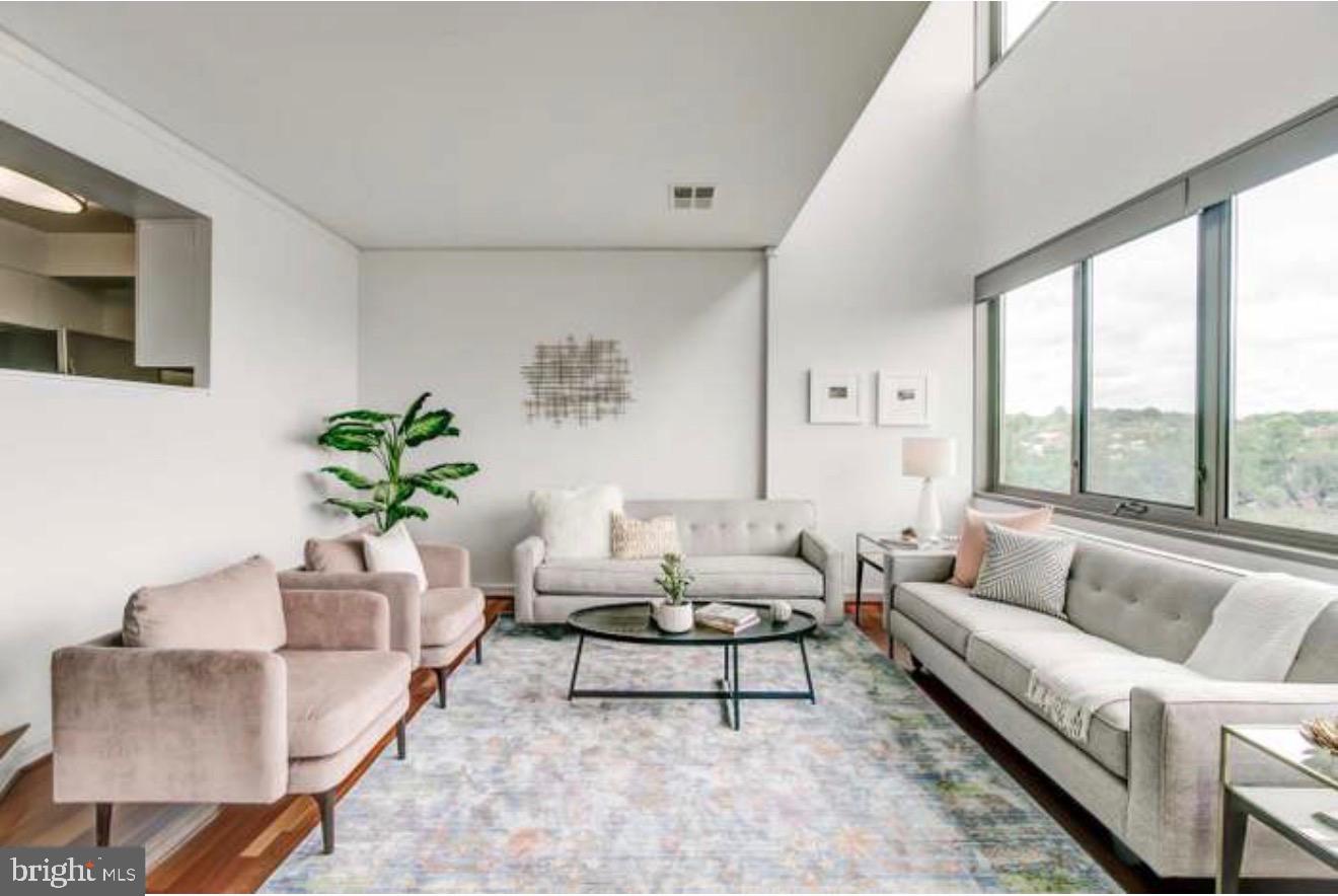 2501 M Street Northwest, Unit 722 Washington, DC 20037 - Photo 2 of 23 Bright and airy modern living space.