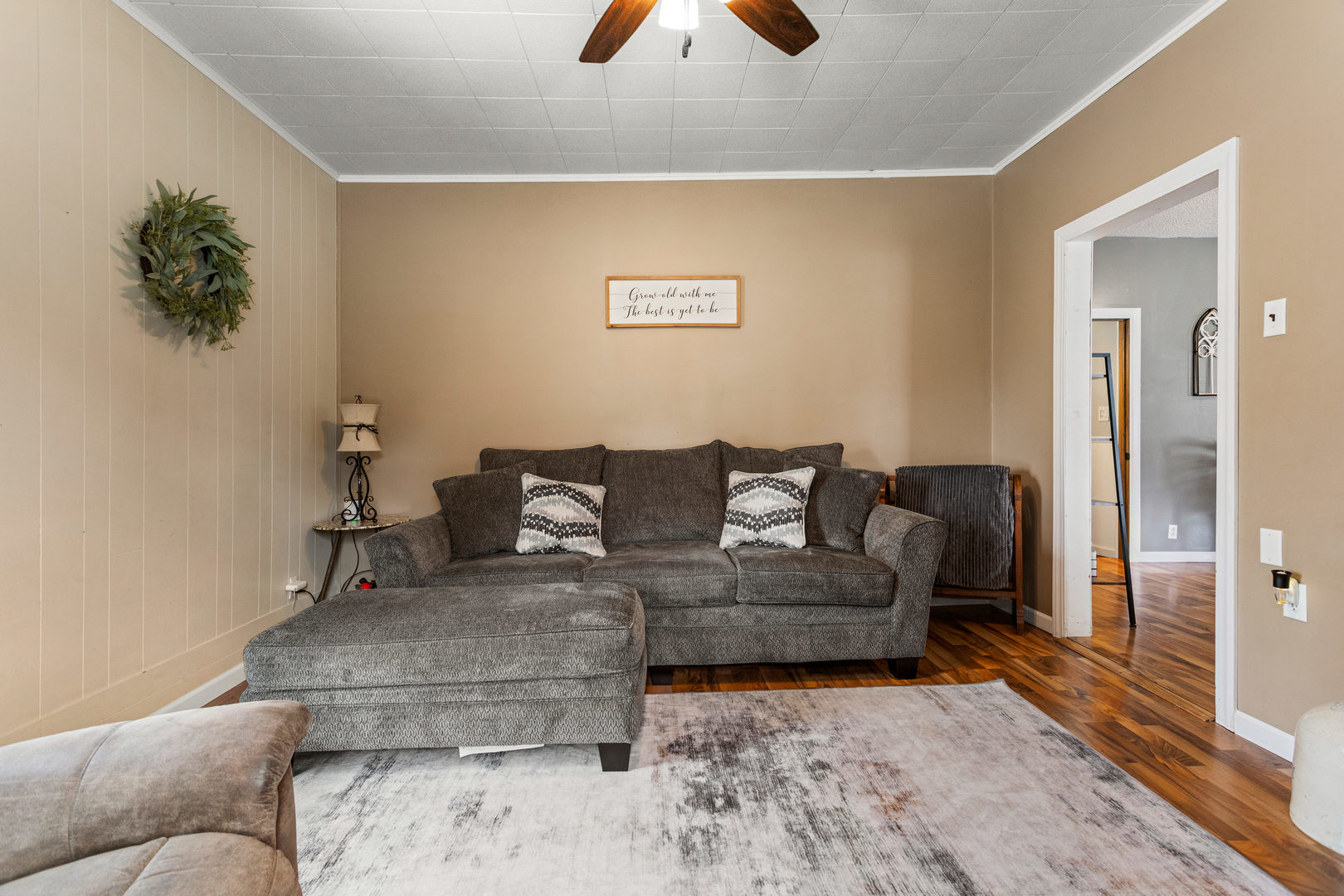 306 Shimp Road Milmine, IL 61855 - Photo 9 of 31 a living room with furniture and a potted plant