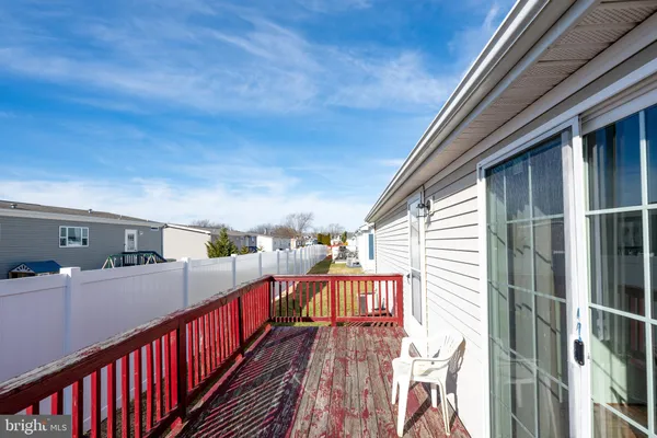 a view of a roof deck