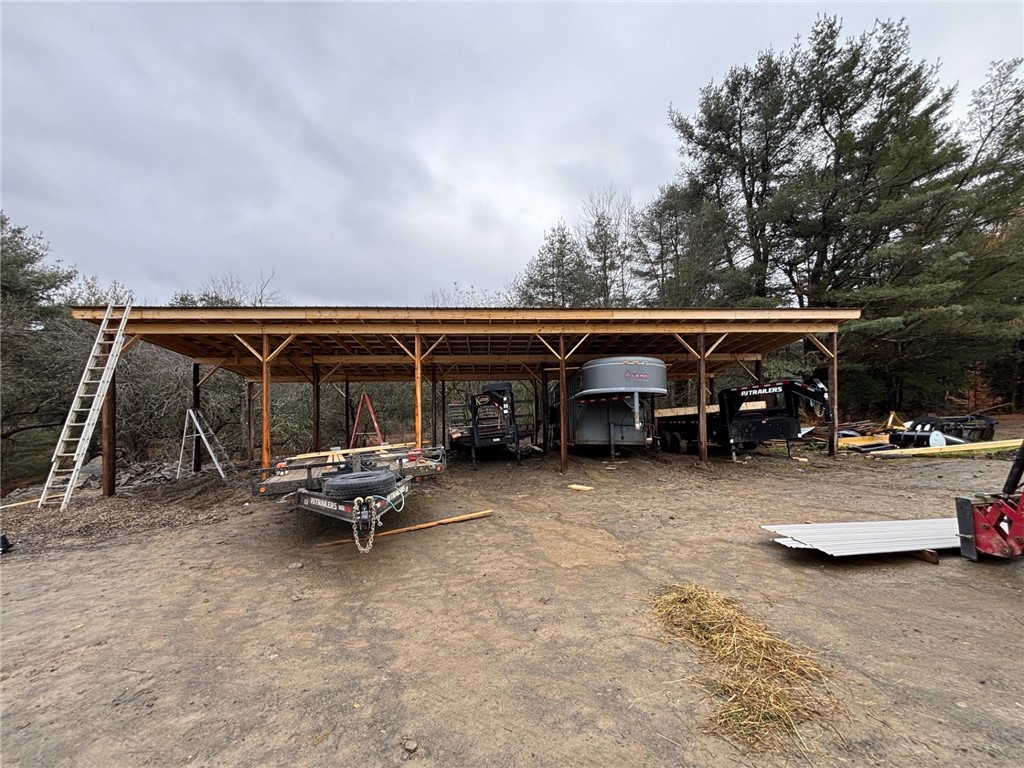 172 Hawks Road Pittsfield, NY 13411 - Photo 44 of 49 70 X 24 Ft Carport for extra large vehicles