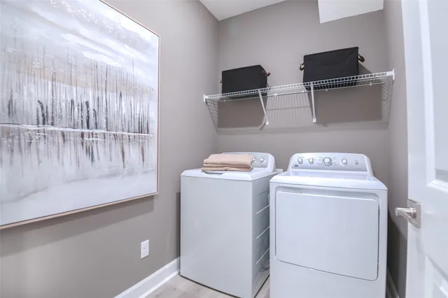 a view of a golf course with a lake view