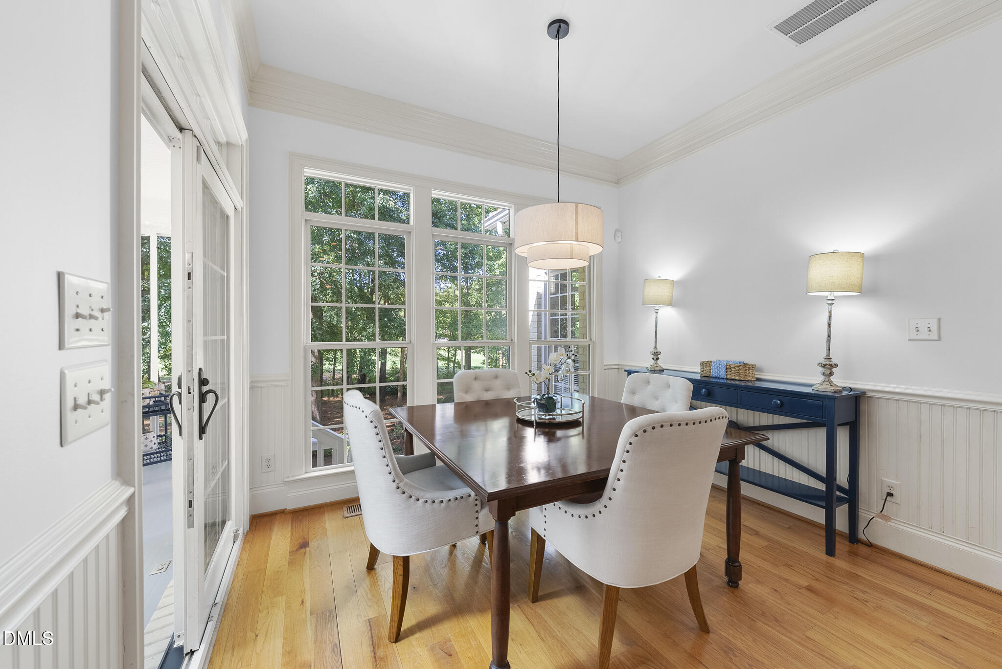 119 Faison Road Chapel Hill, NC 27517 - Photo 31 of 93 a view of a dining room with furniture window and wooden floor