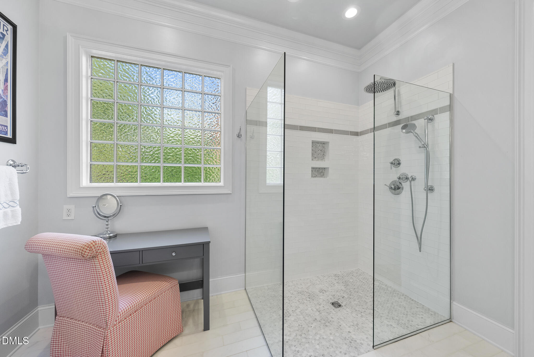 119 Faison Road Chapel Hill, NC 27517 - Photo 43 of 93 a bathroom with a shower and a sink