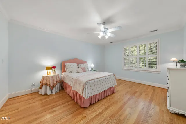 a view of backyard with green space