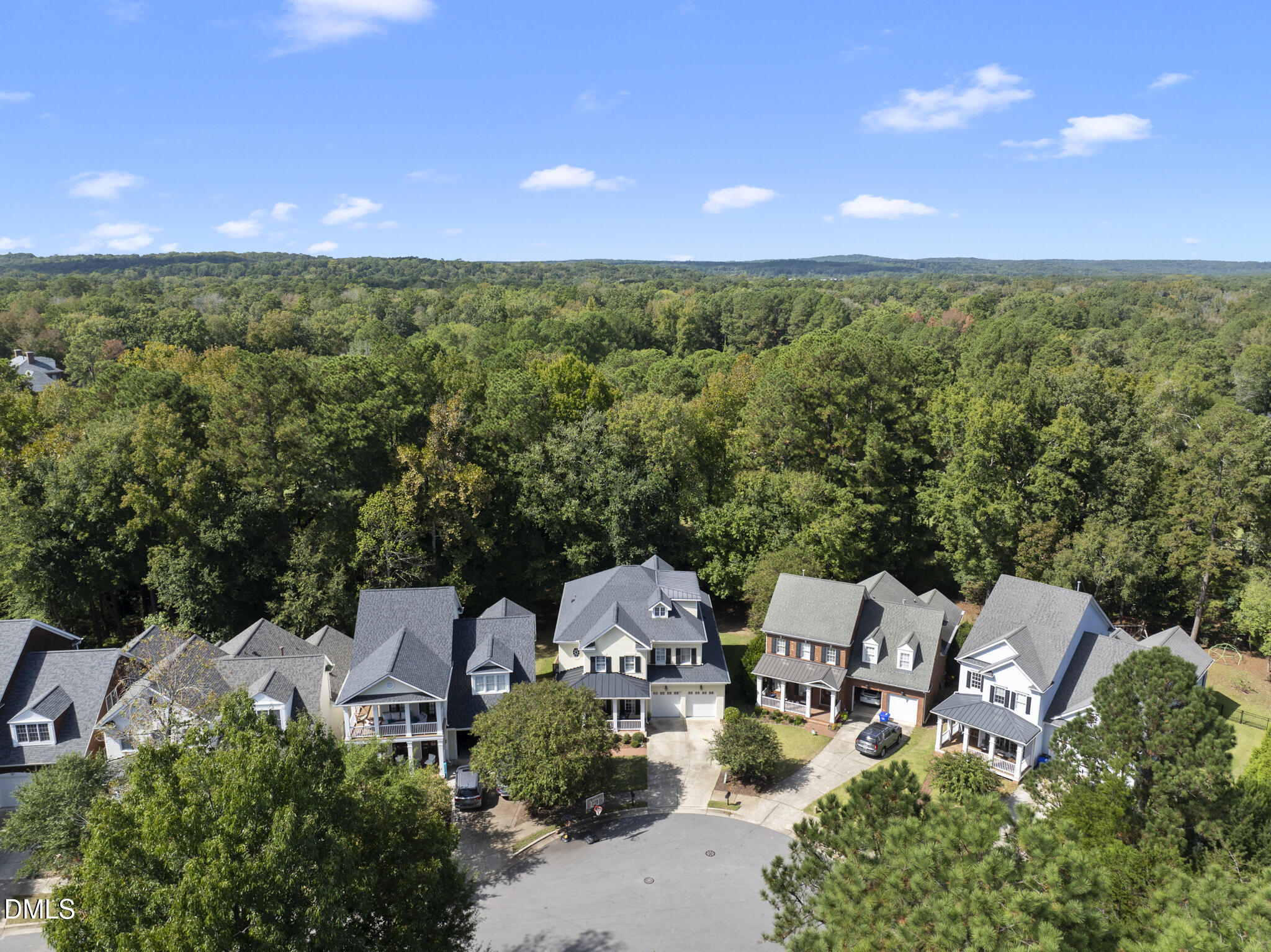 119 Faison Road Chapel Hill, NC 27517 - Photo 89 of 93 an aerial view of a house with pool outdoor seating and yard