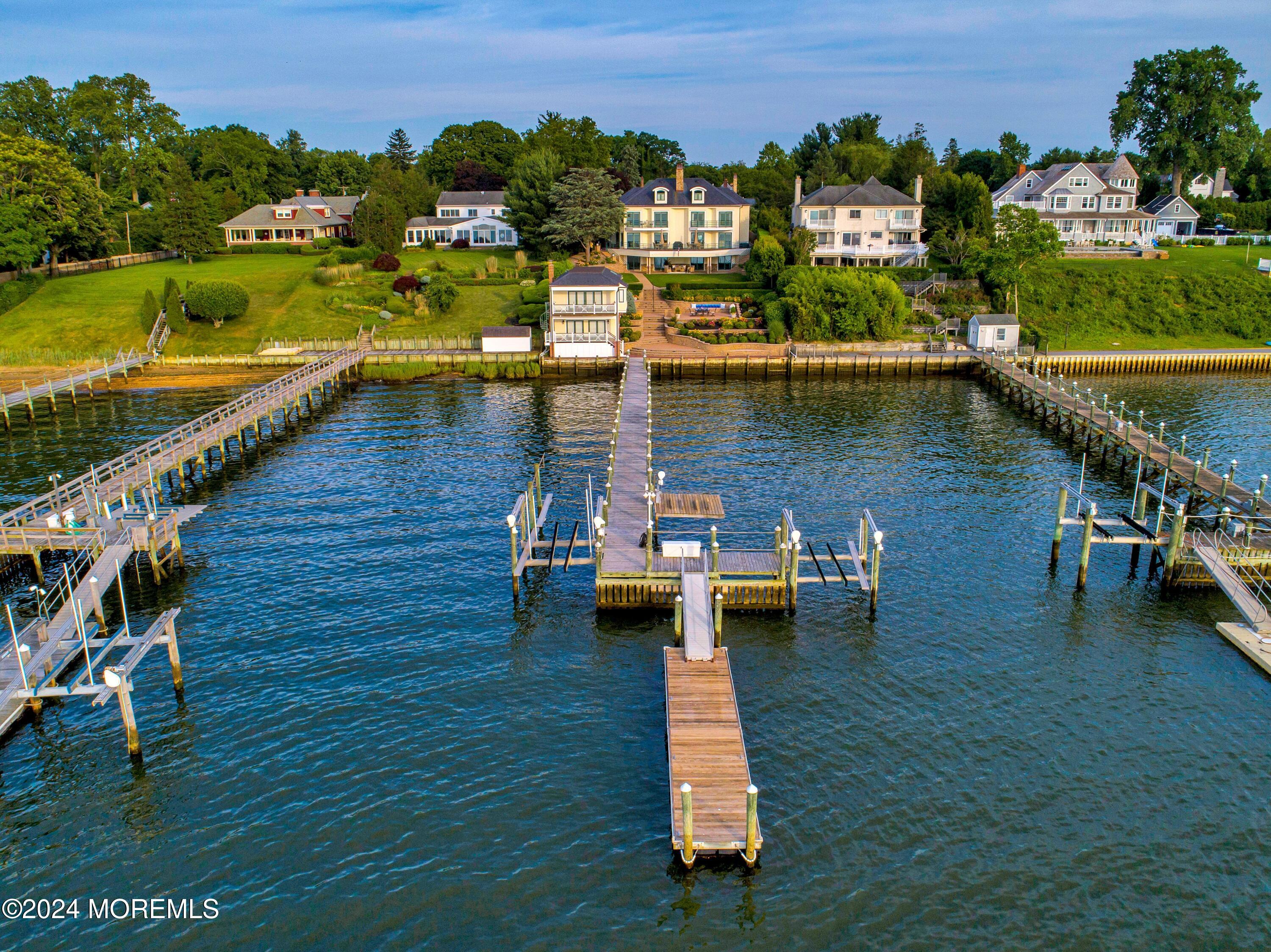 30 Alston Court Red Bank, NJ 07701 - Photo 2 of 103 Two lifts & Floating dock