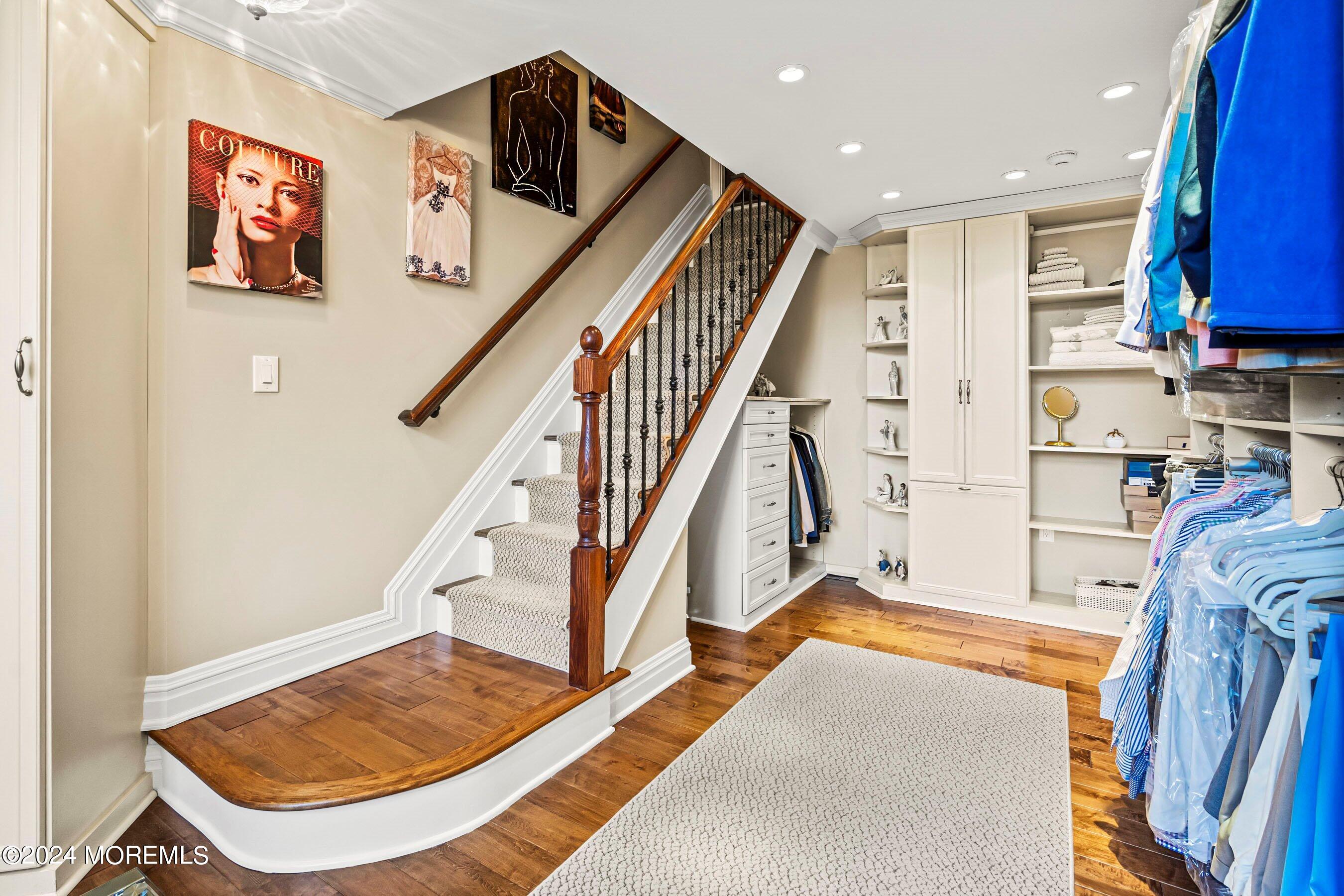 30 Alston Court Red Bank, NJ 07701 - Photo 44 of 103 a view of a livingroom with furniture and stairs