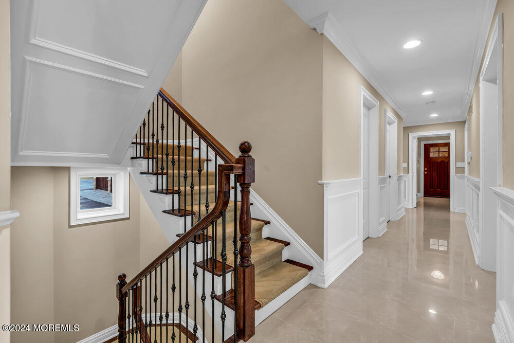 30 Alston Court Red Bank, NJ 07701 - Photo 60 of 103 a view of a hallway with staircase