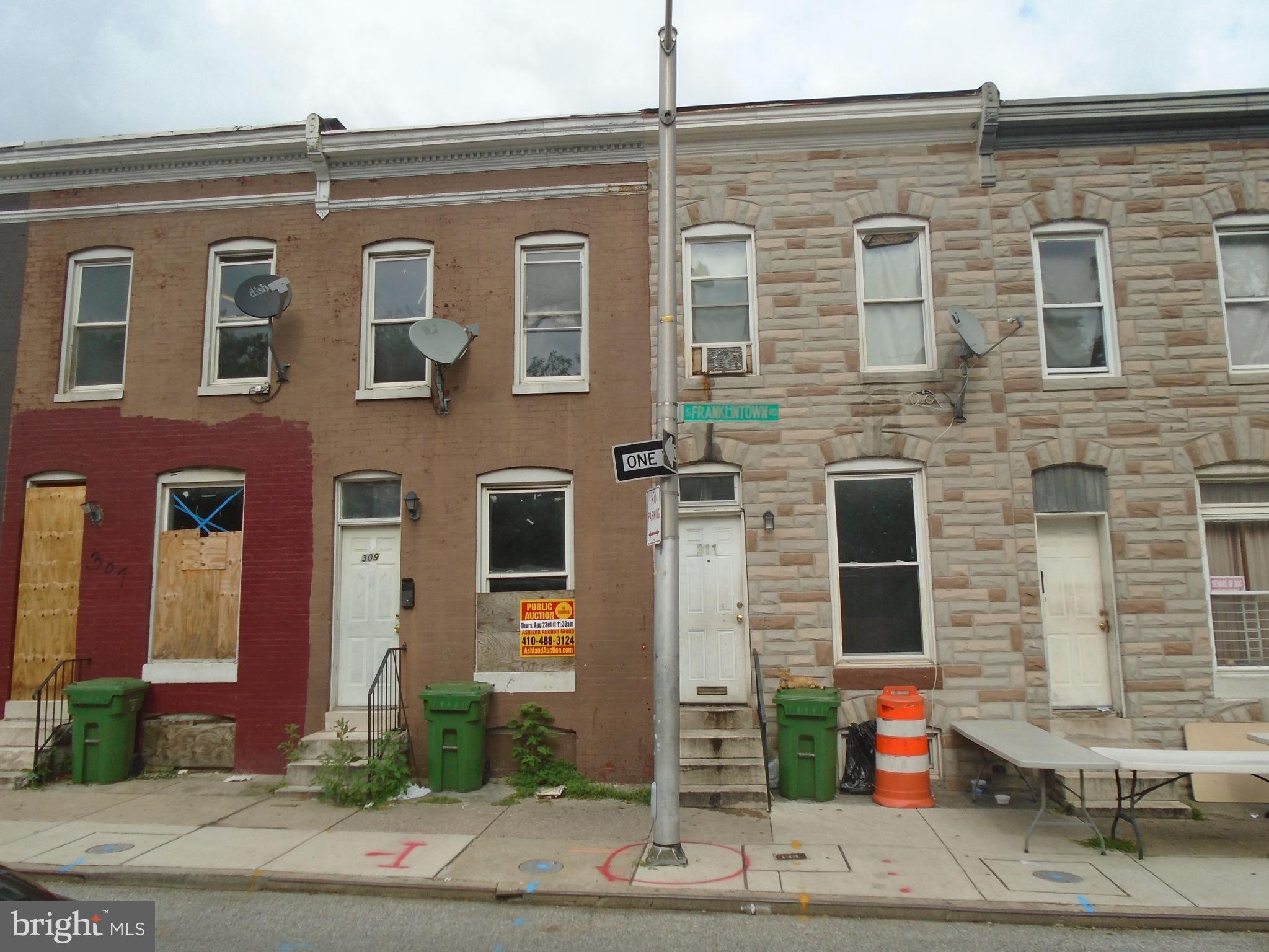 309 South Franklintown Road Baltimore, MD 21223 - Photo 1 of 3 Exterior (Front)
