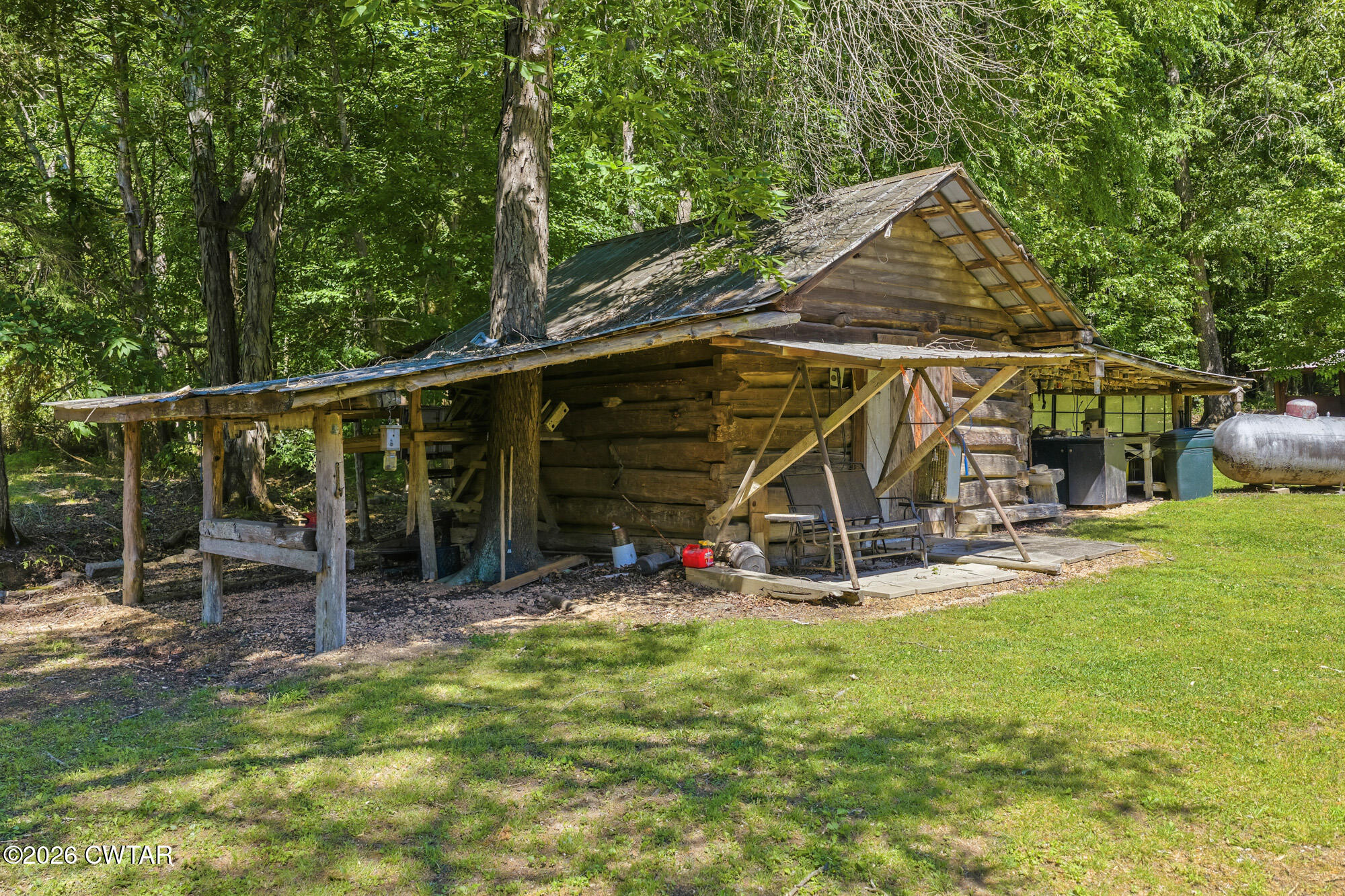 8932 Mt Carmel Road Decaturville, TN 38329 - Photo 46 of 47 a view of wooden deck with yard