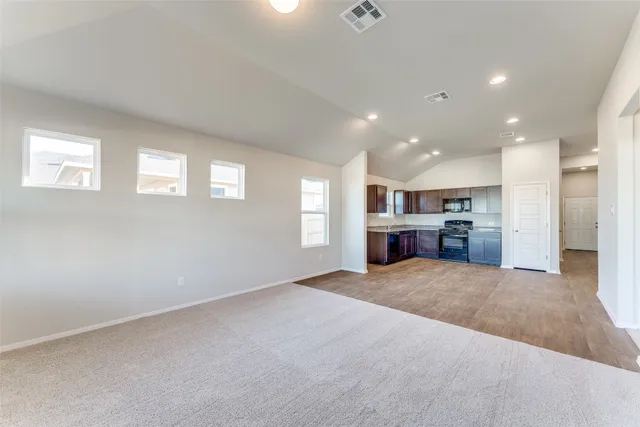 a view of kitchen and window