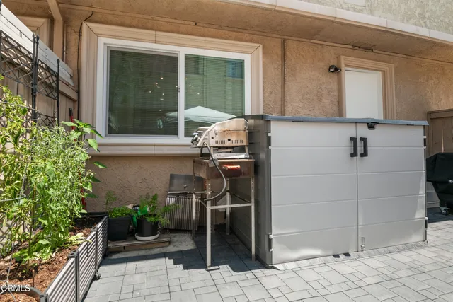 a front view of a house with entryway