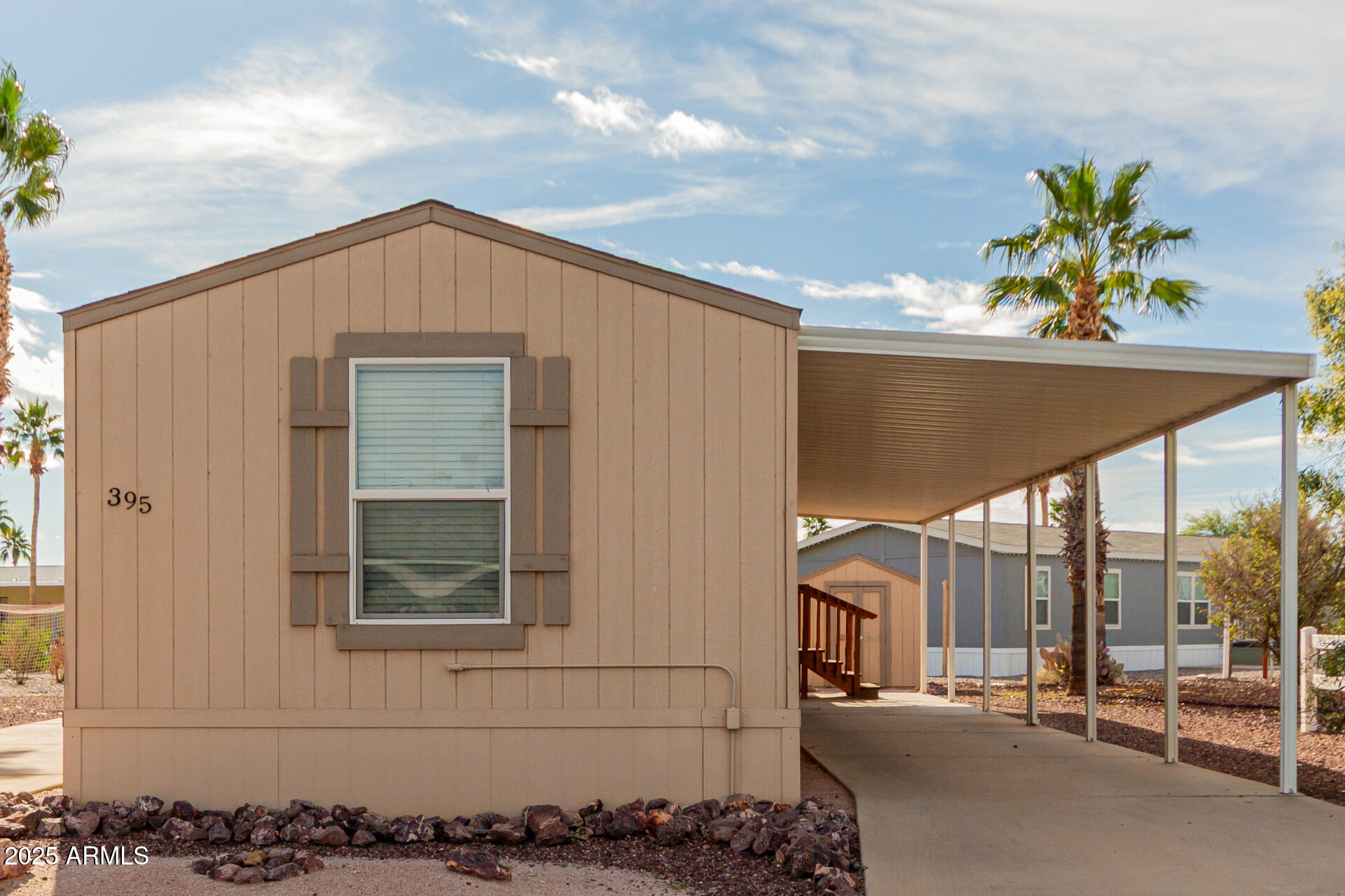 a view of a house with a porch