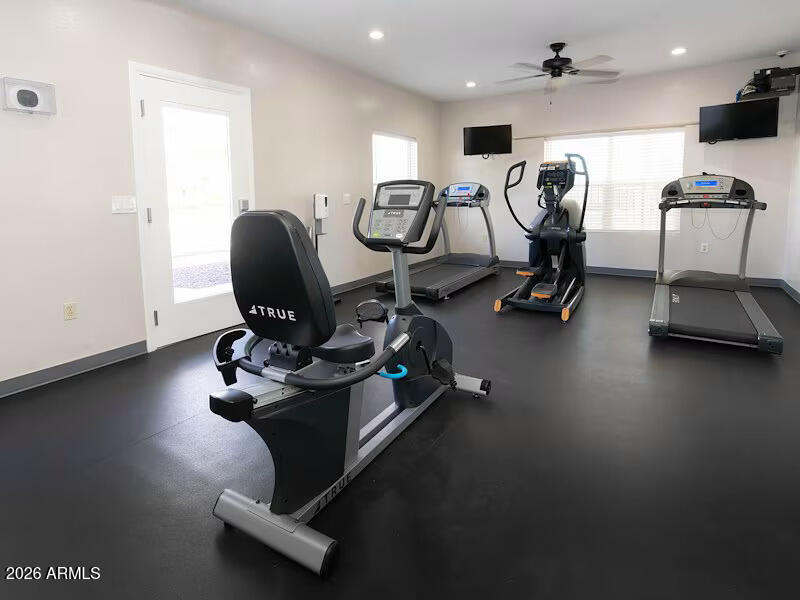 2000 South Apache Road, Unit 395 Buckeye, AZ 85326 - Photo 32 of 36 a view of a room with gym equipment
