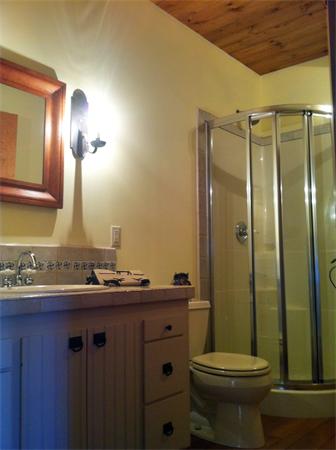 42 Jourdan Road Montgomery, MA 01085 - Photo 16 of 29 a bathroom with a sink a toilet and shower