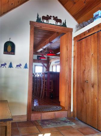 42 Jourdan Road Montgomery, MA 01085 - Photo 17 of 29 a view of a hallway with wooden floor and staircase