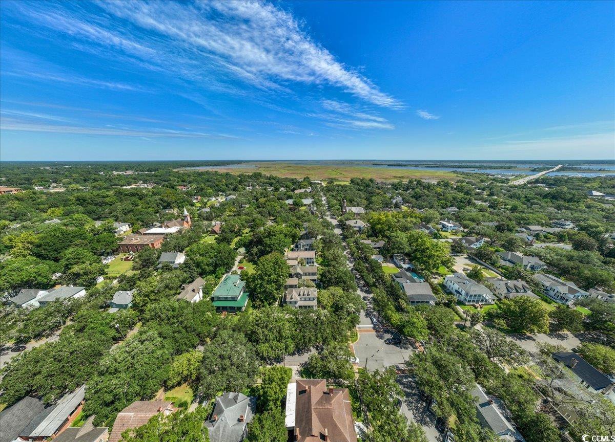 201 Broad Street Georgetown, SC 29440 - Photo 16 of 31 Aerial view featuring a water view