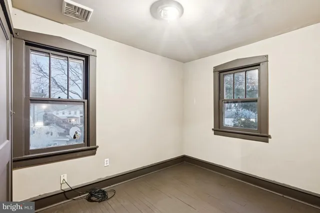 a view of an empty room