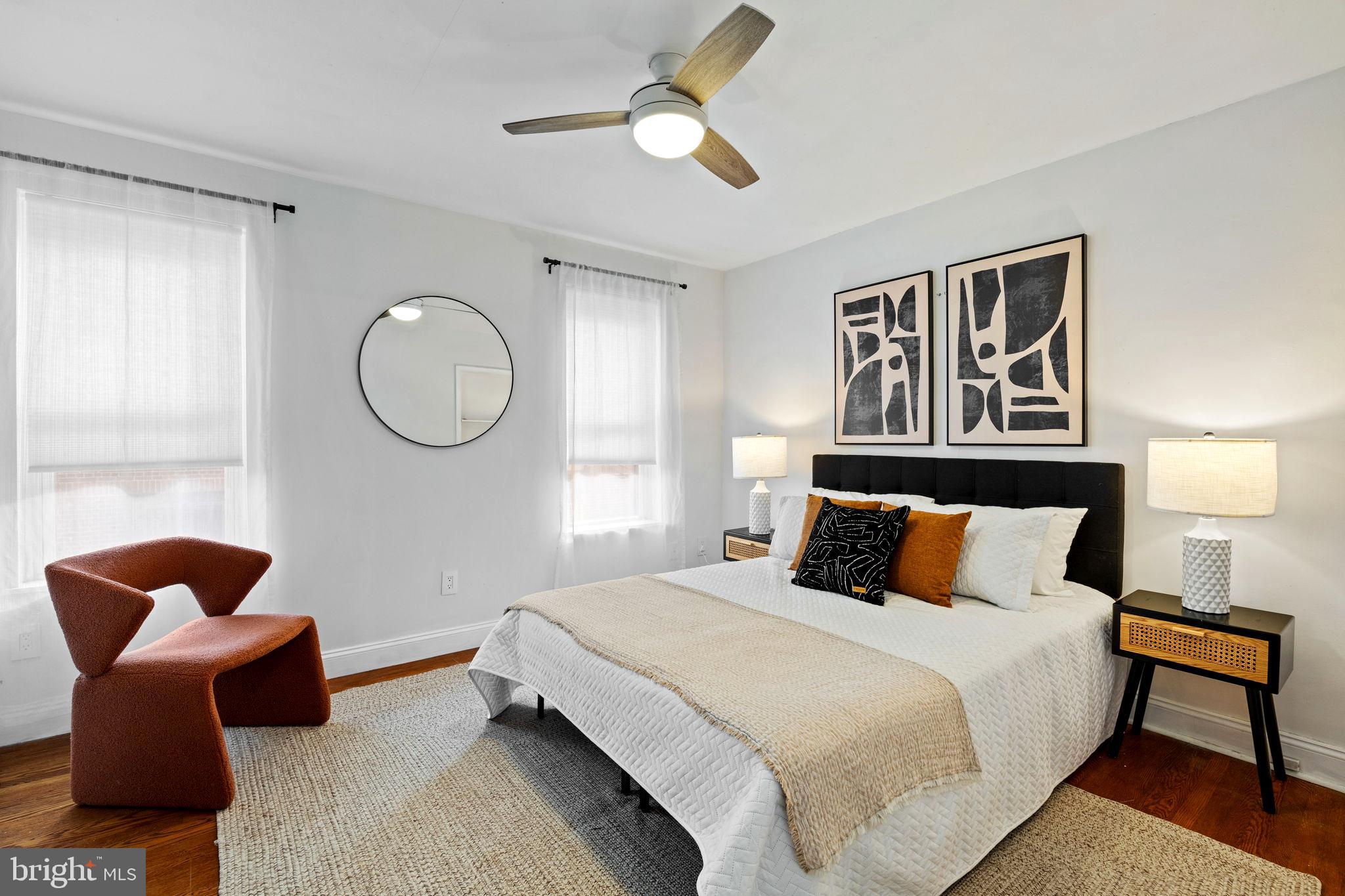 3138 Miller Street Philadelphia, PA 19134 - Photo 21 of 30 a bedroom with bed and a window