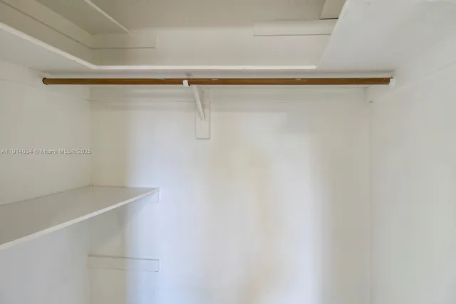 a close up view of racks on the wall