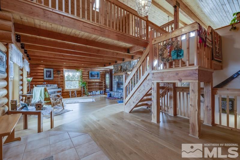 650 Curnow Canyon Road Reno, NV 89510 - Photo 15 of 40 a view of entryway livingroom and hall with wooden floor