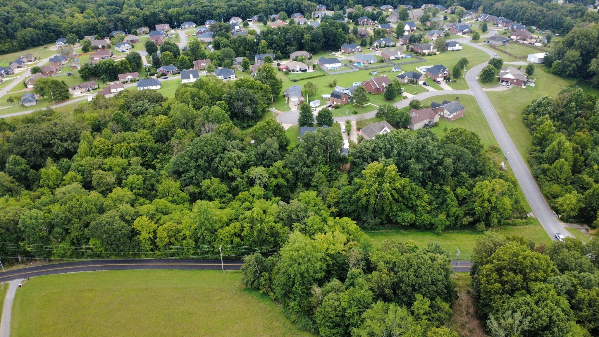 6481 Kelly Willis Road Greenbrier, TN 37073 - Photo 9 of 13 an aerial view of residential house with swimming pool and outdoor seating