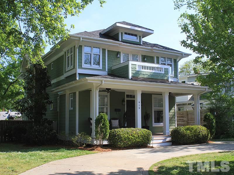 619 Mills Street Raleigh, NC 27608 - Photo 1 of 25 front view of a house