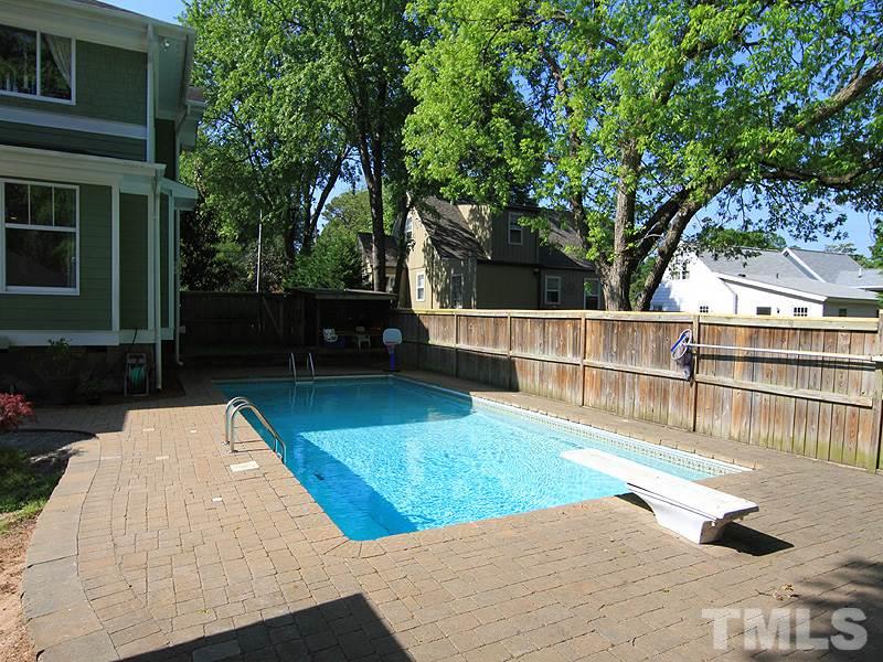 619 Mills Street Raleigh, NC 27608 - Photo 24 of 25 a view of a backyard