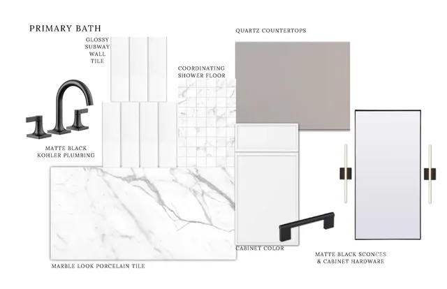 a view of a black and white wall