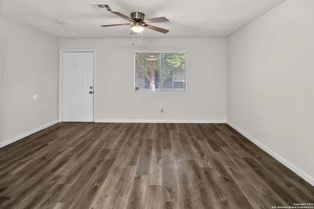 wooden floor in an empty room
