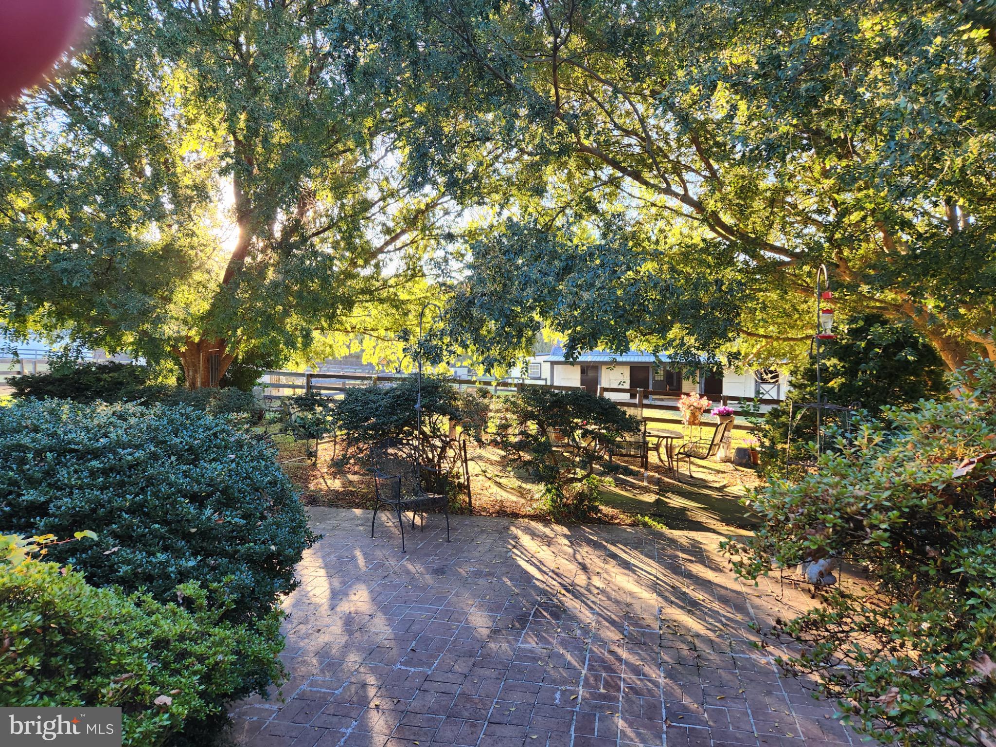 19255 Telegraph Springs Road Purcellville, VA 20132 - Photo 4 of 20 Serene garden retreat bathed in sunlight.