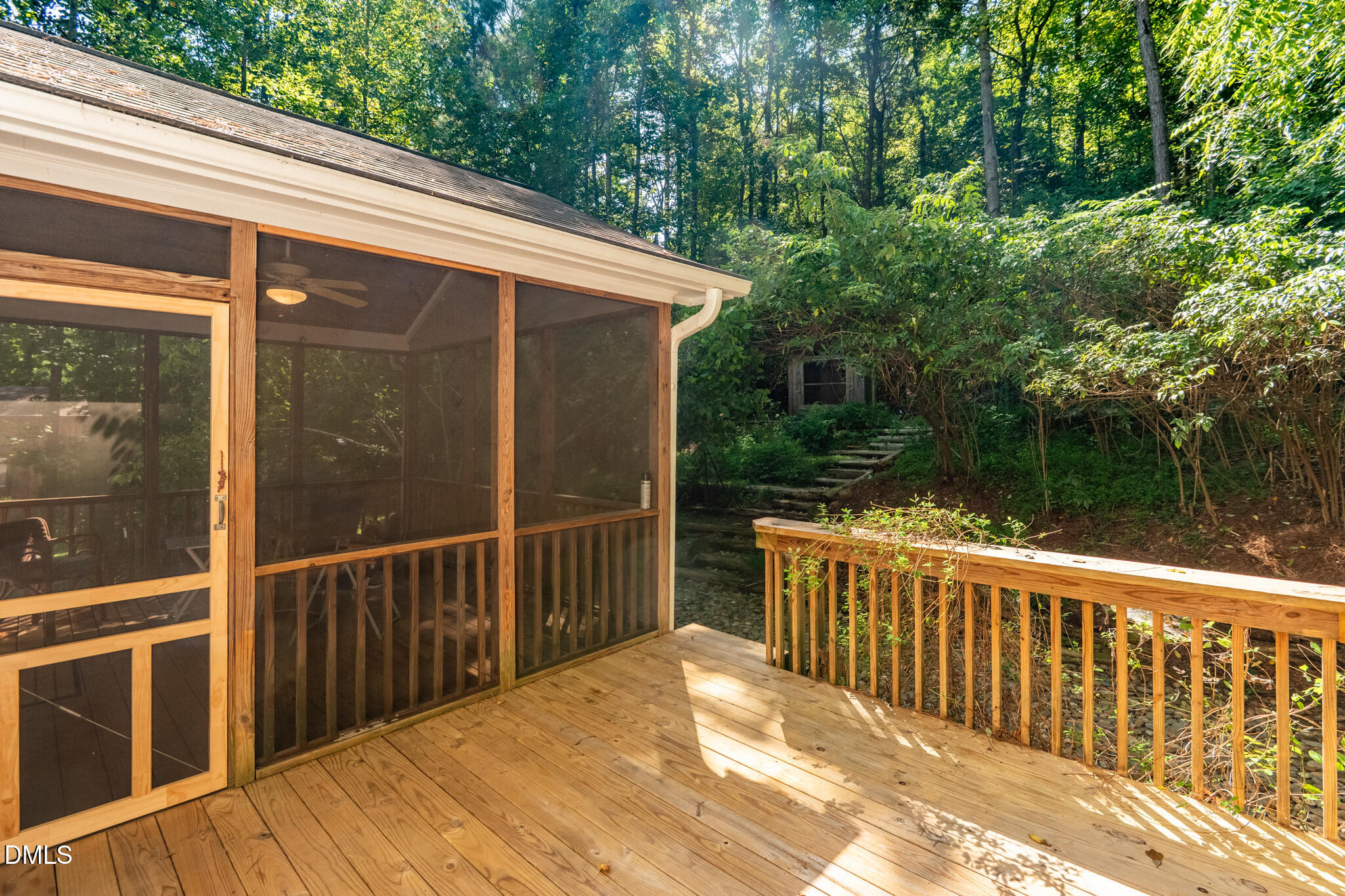 126 Bynum Road Pittsboro, NC 27312 - Photo 47 of 74 Deck and Screened Porch