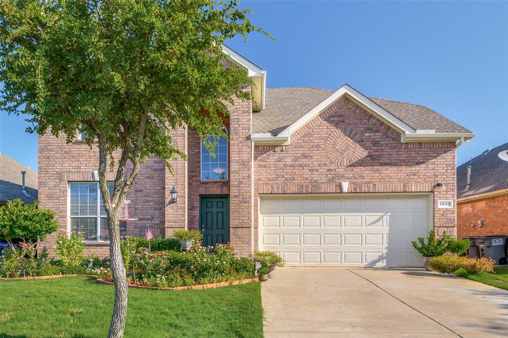2663 Lake Ridge Drive Little Elm, TX 75068 - Photo 1 of 1 front view of a house with a yard