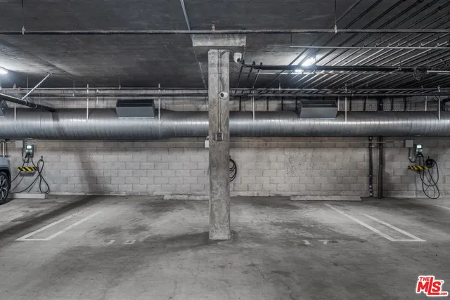 a view of parking garage