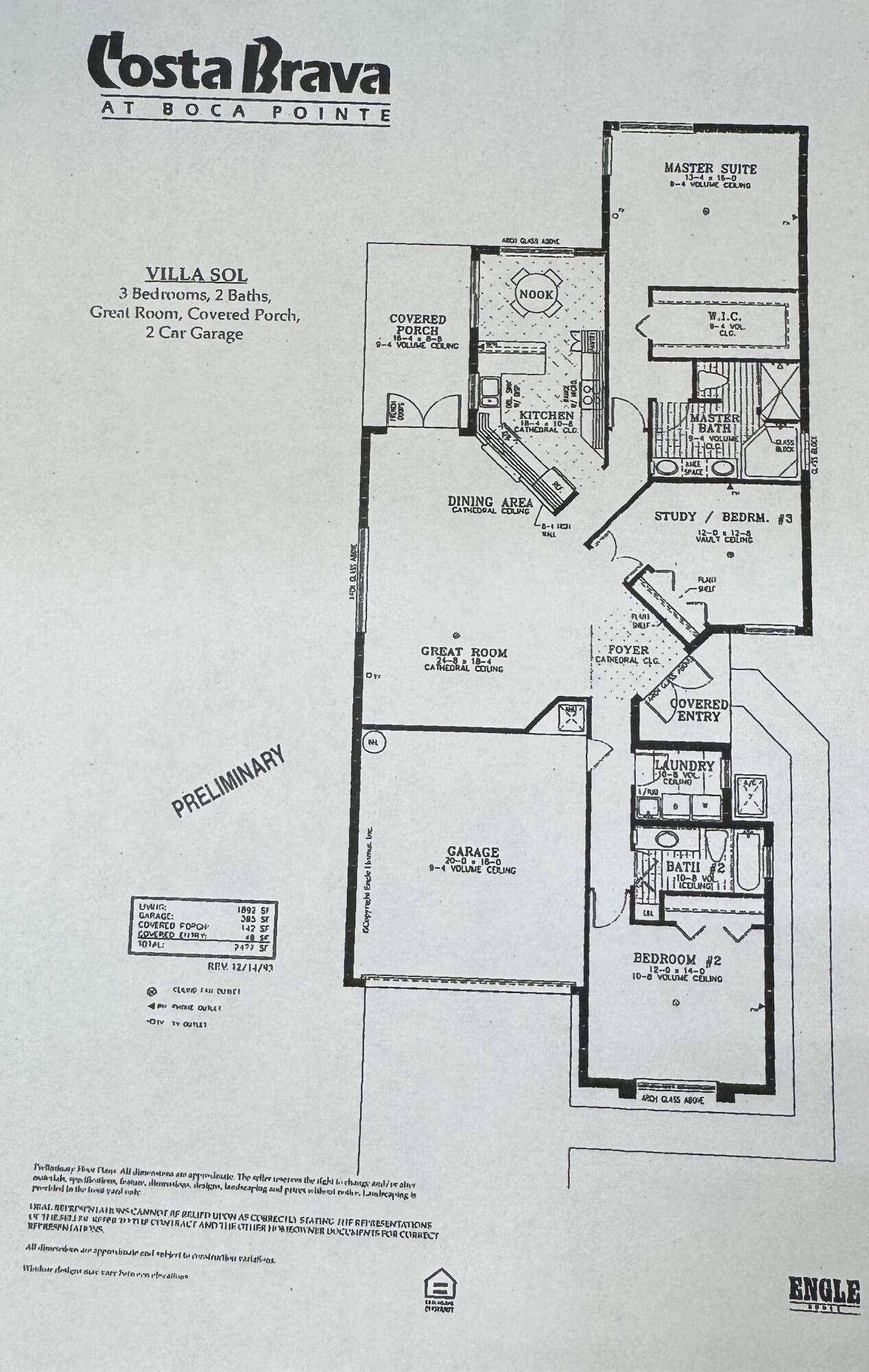 6306 Brava Way Boca Raton, FL 33433 - Photo 45 of 45 floor plan