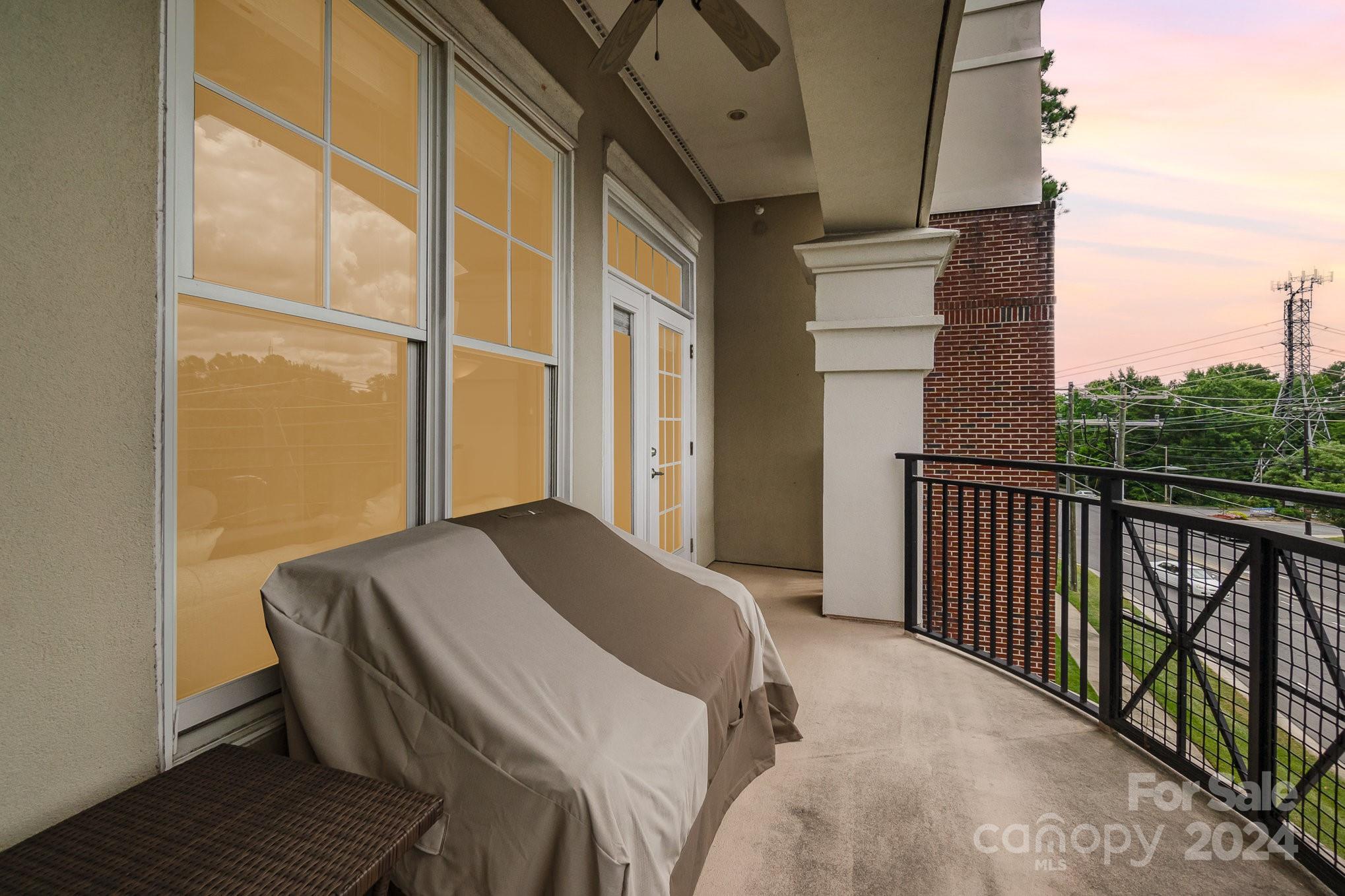 5425 Closeburn Road, Unit 213 Charlotte, NC 28210 - Photo 31 of 32 a balcony view with a backyard space