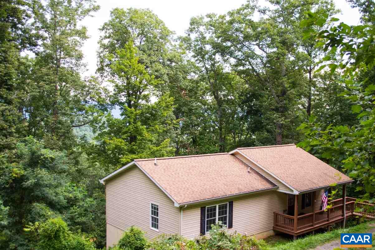 173 Top Ridge Road Stanardsville, VA 22973 - Photo 2 of 40 a aerial view of a house with yard porch and furniture