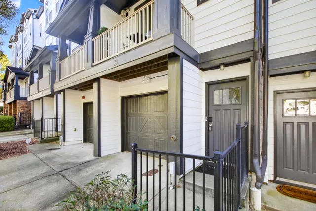 a view of a building with a window