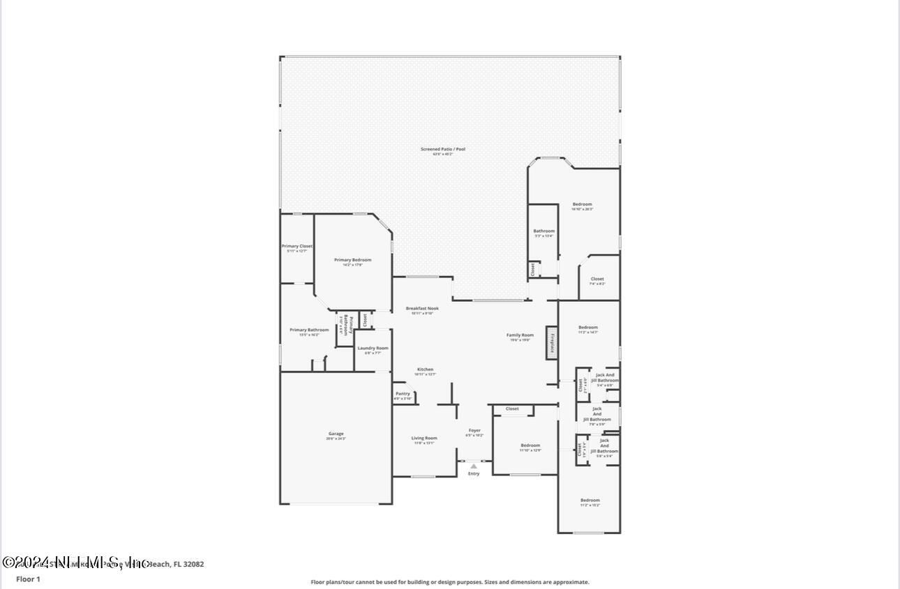 804 Mill Stream Road Ponte Vedra Beach, FL 32082 - Photo 67 of 67 Smart floor plan