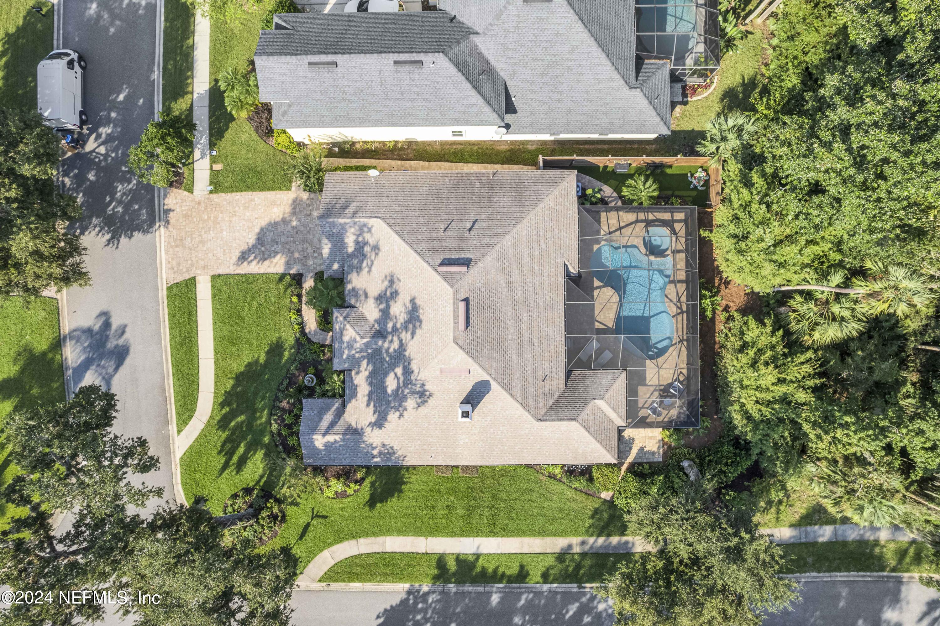 804 Mill Stream Road Ponte Vedra Beach, FL 32082 - Photo 52 of 67 an aerial view of a house with a yard