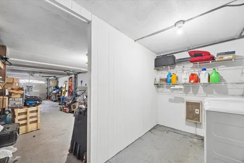 a view of storage and utility room