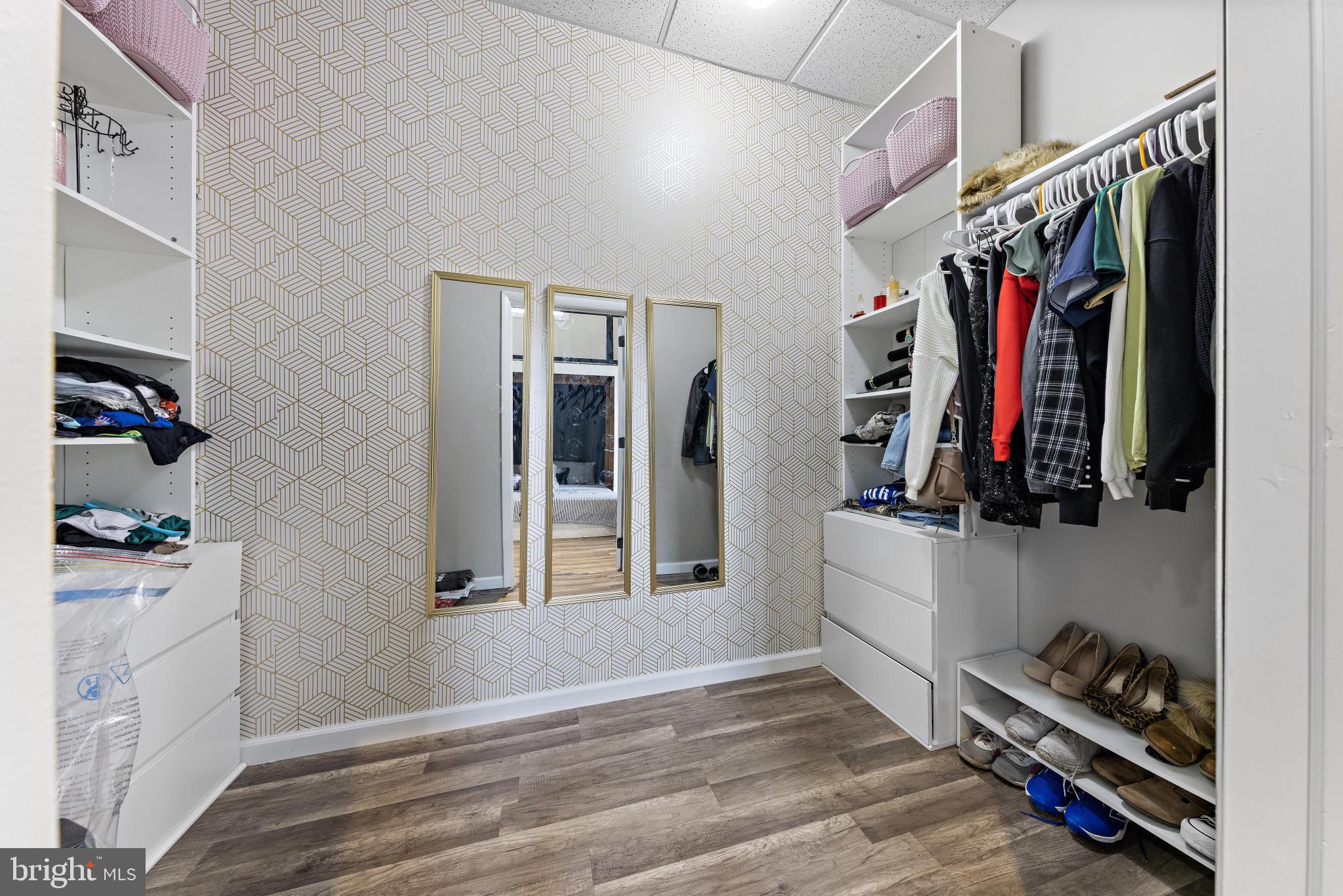 77 West Greenbush Road Tuckerton, NJ 08087 - Photo 46 of 75 a view of walk in closet with clothes and shoes