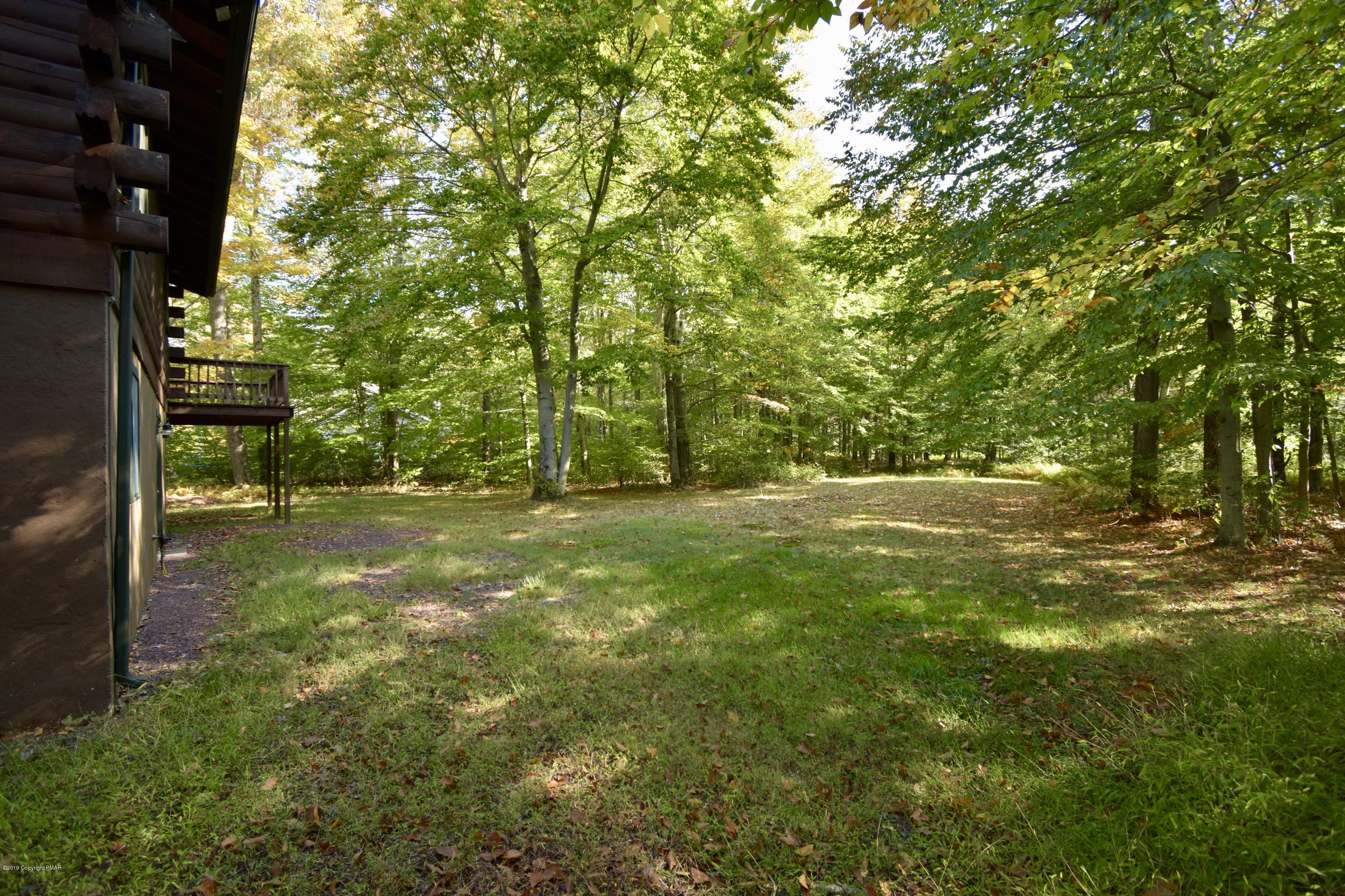 177 Saw Mill Road Pocono Lake, PA 18347 - Photo 5 of 41 backyard