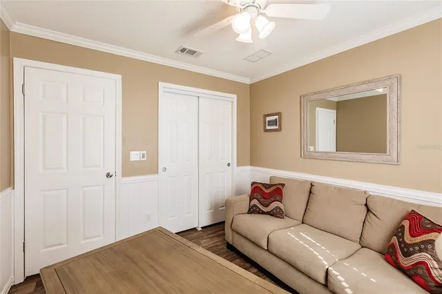 a living room with a couch