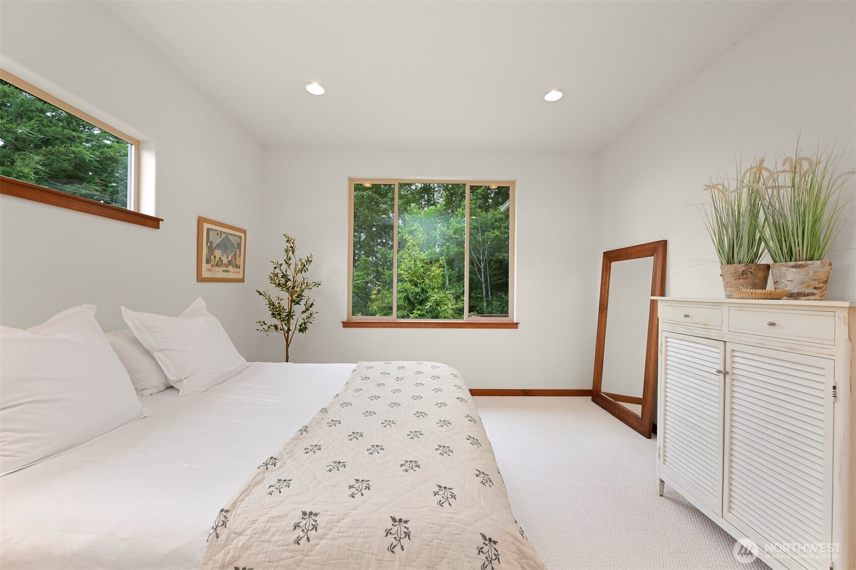 1910 40th Street Bellingham, WA 98229 - Photo 22 of 40 a bedroom with a bed and a window