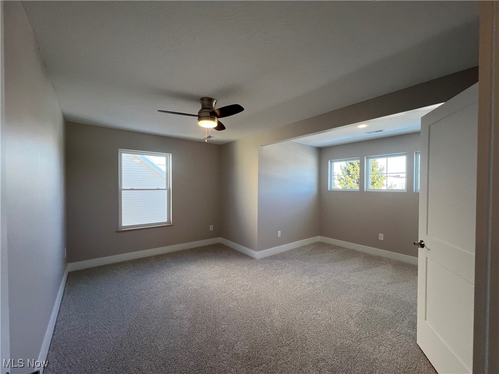 3370 Nagel Road Avon, OH 44011 - Photo 25 of 30 Carpeted spare room featuring ceiling fan